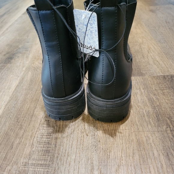 Mudd Ladies Black Ankle Boots - Picture 4 of 9